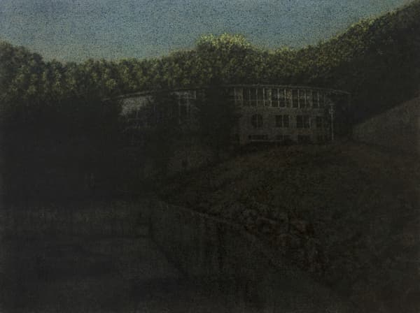 이만나, 달밤 I, 2014, Oil on canvas, 97x130.3cm