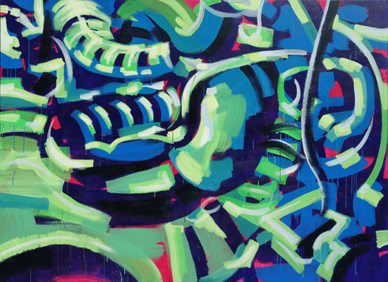 201447, acrylic and oil on canvas, 194×259(cm), 2014