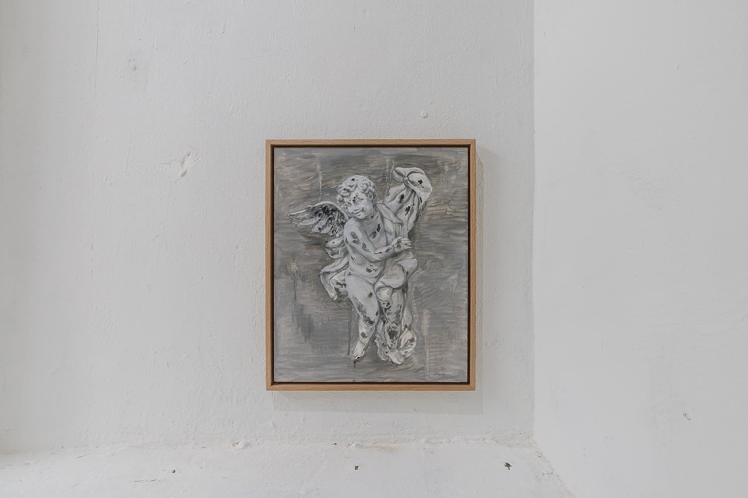2020, oil on canvas paper, 46×38cm