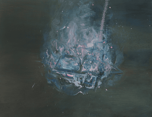 폭염_ oil on canvas_ 100x80.3cm_ 2015