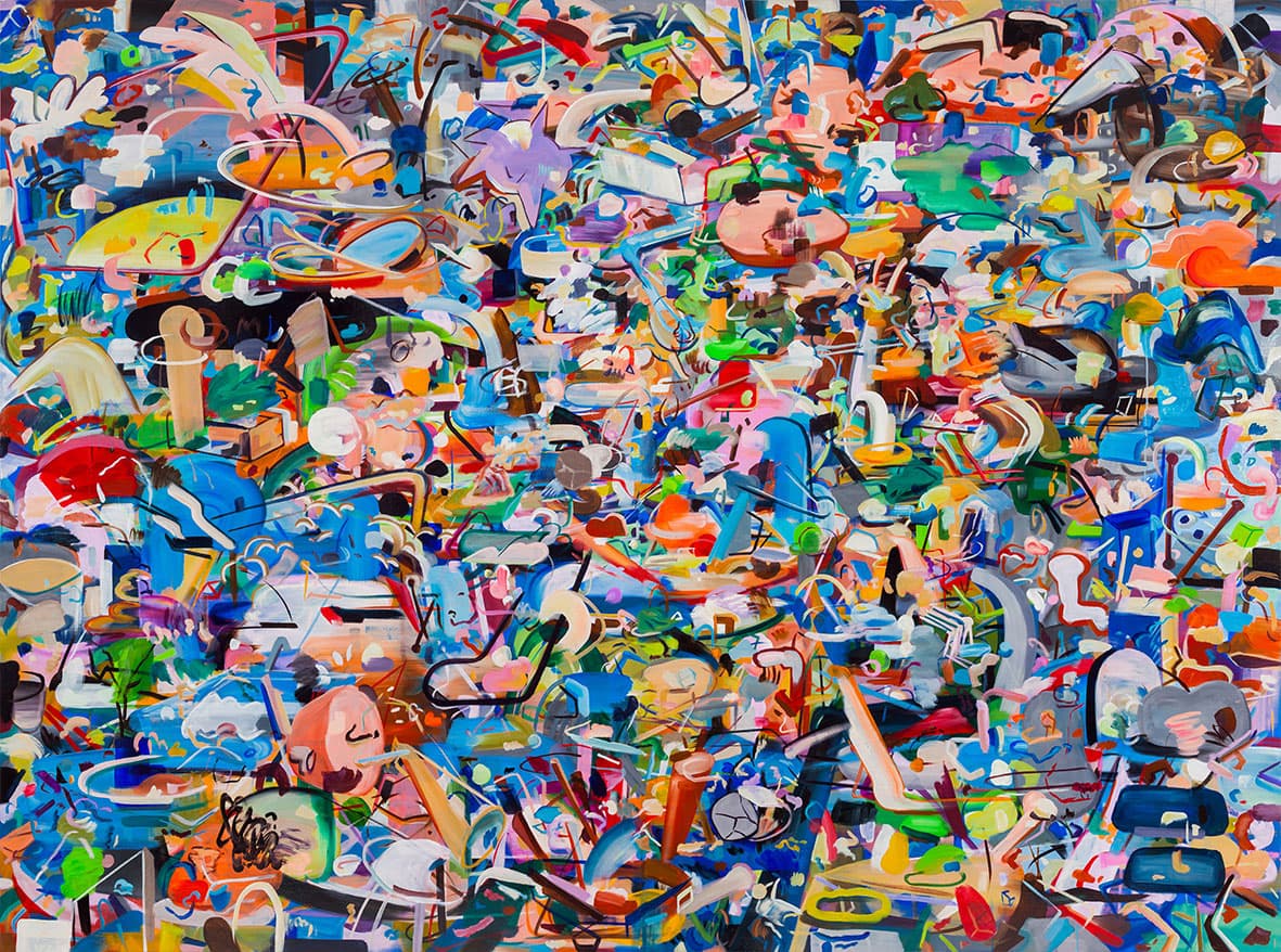 심혜린, BLURAY, 194x260cm, oil on canvas, 2016