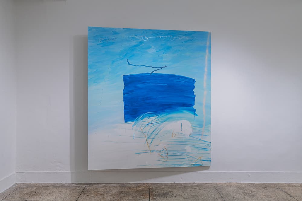 I’ll Get Back to You Later, 2022, oil on linen, 200×180cm