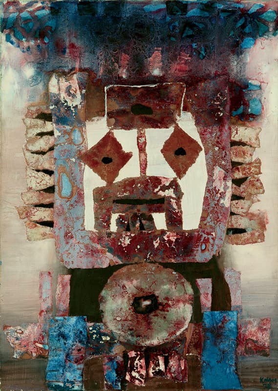 남관, 어떤 형태, 1978, Oil on canvas, 45.5 x 33.4cm, 현대화랑 제공