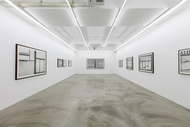Installation view of Philosophizing the Landscape, Gallery Simon, 2017