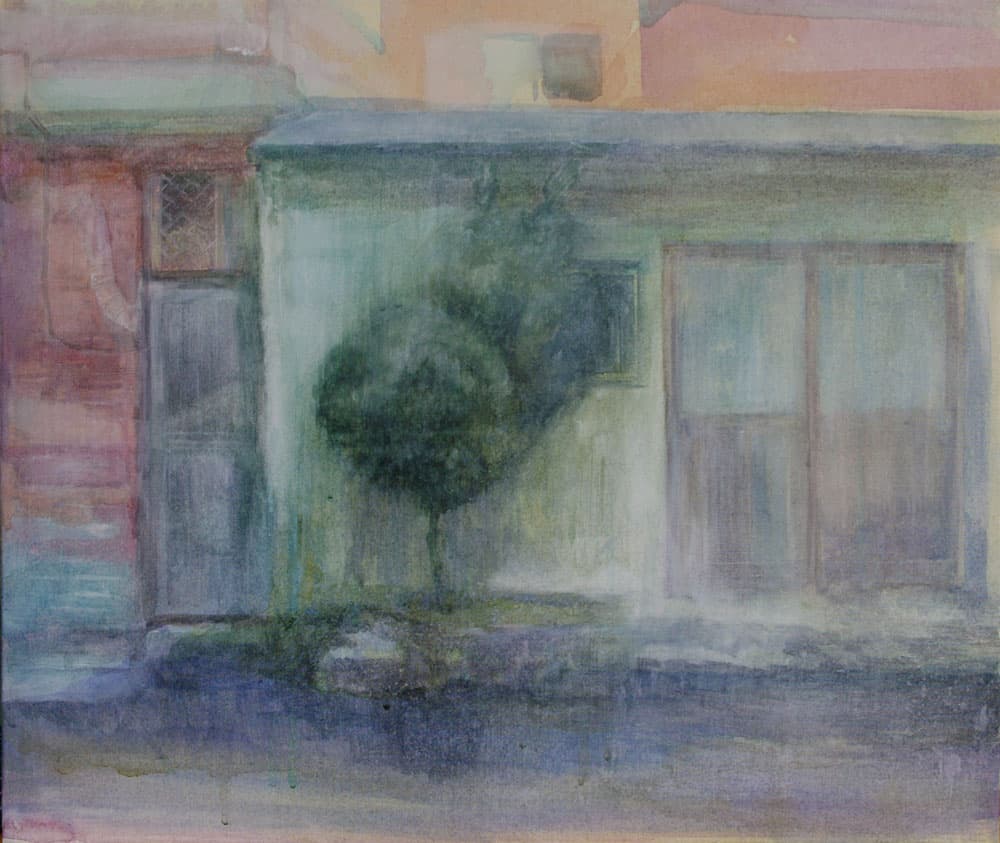 작은창문 / Watercolor on canvas / 45.5x53(cm), 2015