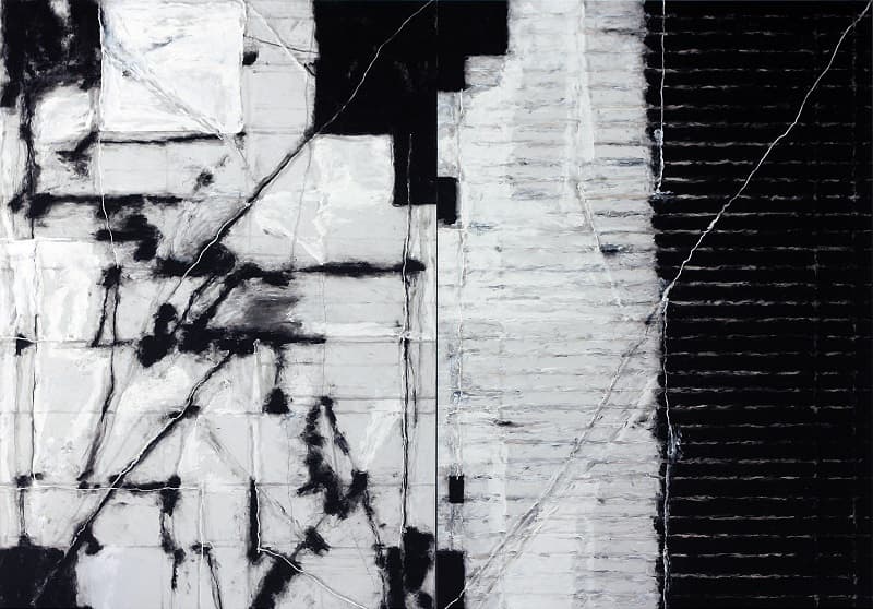 박영남, Landscape against Blue Sky, 2008, Acrylic on canvas, 240x340cm