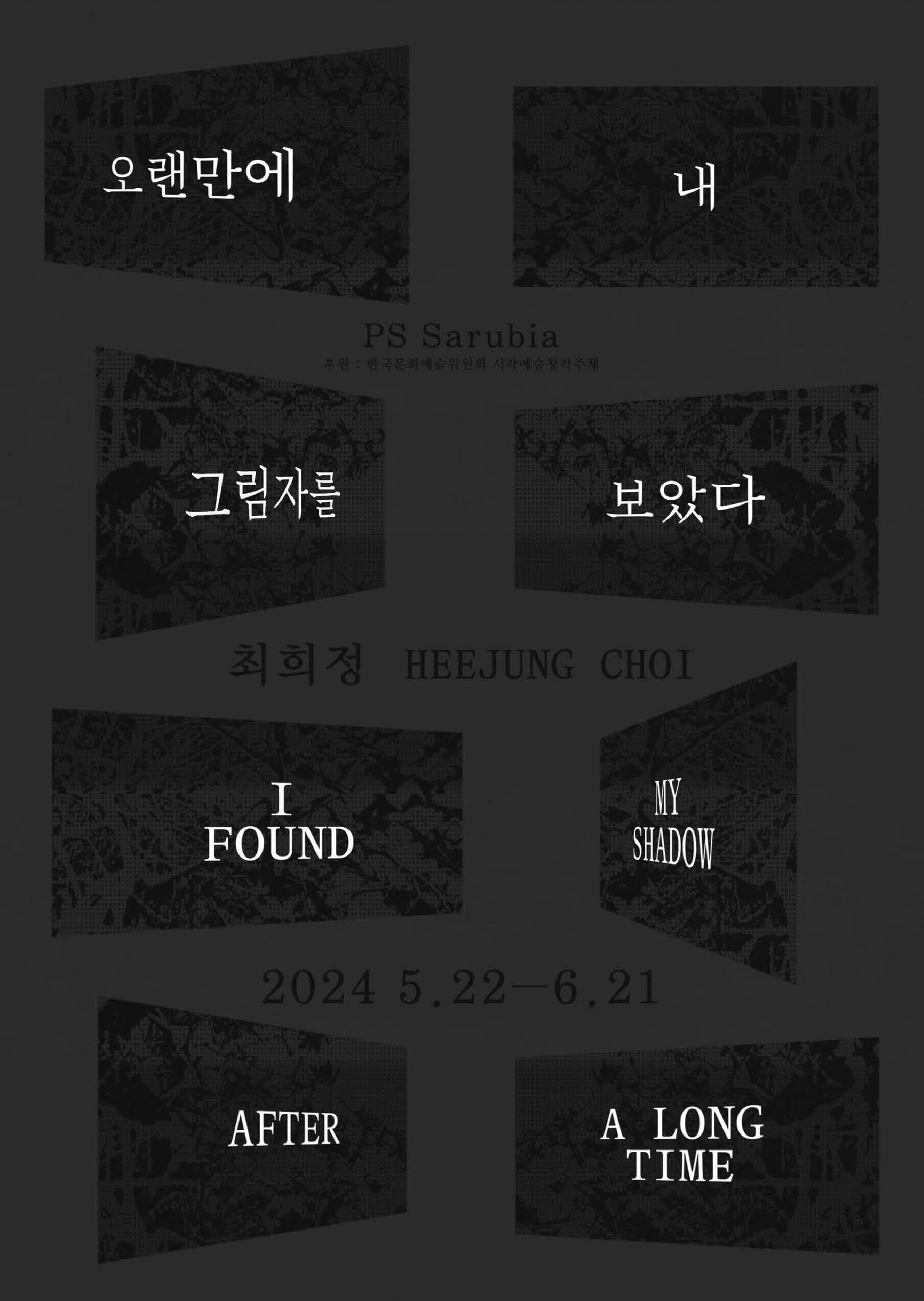 최희정 개인전: 오랜만에 내 그림자를 보았다 Heejung Choi: I Found My Shadow After a Long Time 1