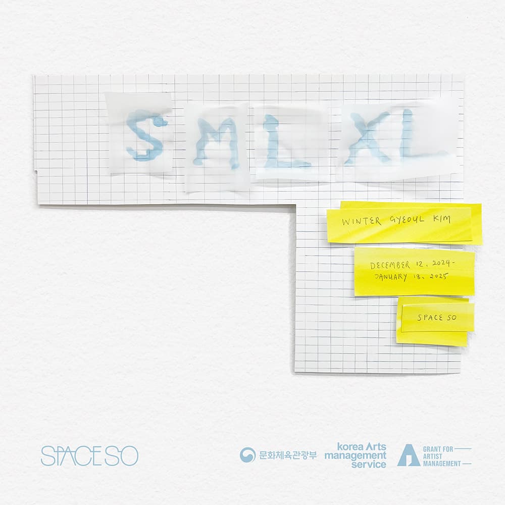 김겨울 개인전: S, M, L, XL 1