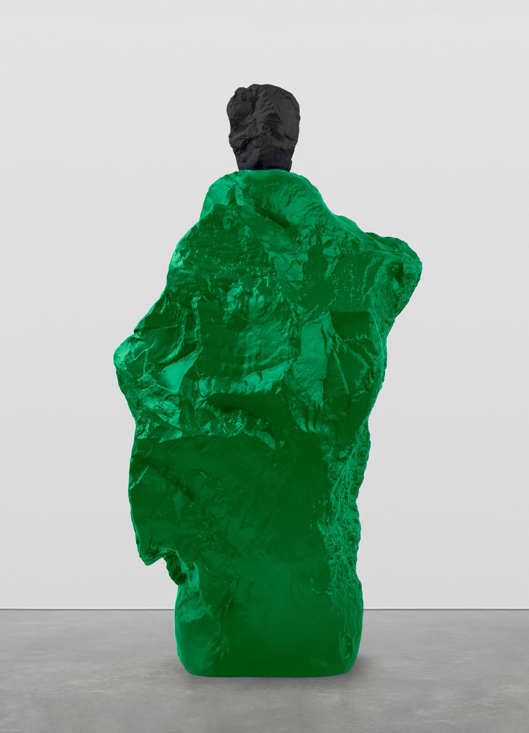 black green monk 2020 Painted bronze 296.5 x 157 x 122 cm  Courtesy of studio rondinone  Image provided by Kukje Gallery