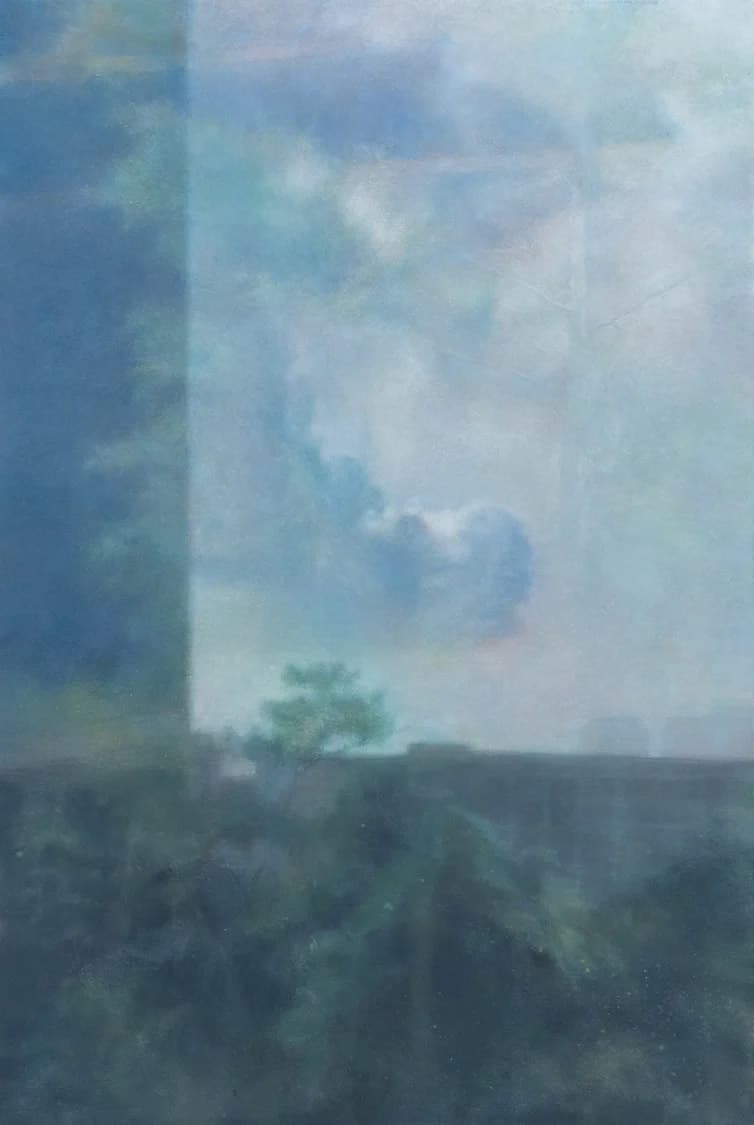 이주영 "투명한 구름" 2025, 캔버스에 유채, 193.9 x 130.3 cm