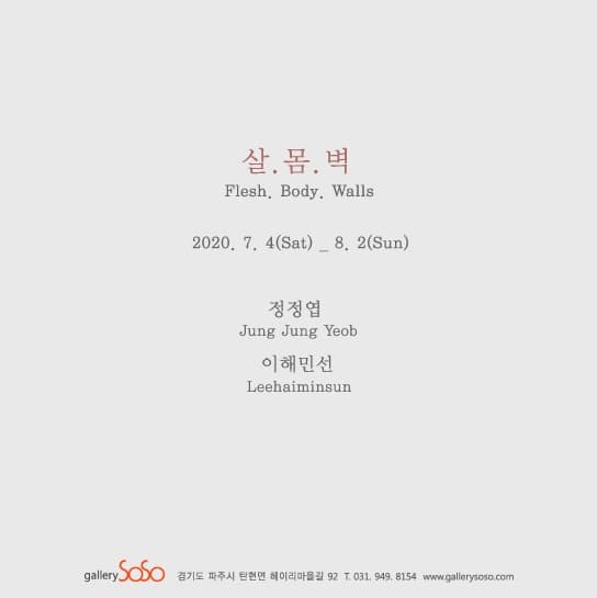 정정엽, 이해민선 : 살.몸.벽 Flesh.Body.Walls 1