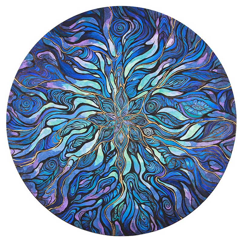 Soul-spectrum, 아크릴에 채색, 80cm, 2020
