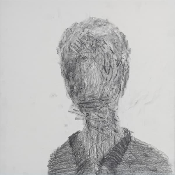 이해민선_Cast_나오는 사람_나무 위에 종이 프로타주_서울의 가로수_40×40cm_2017
