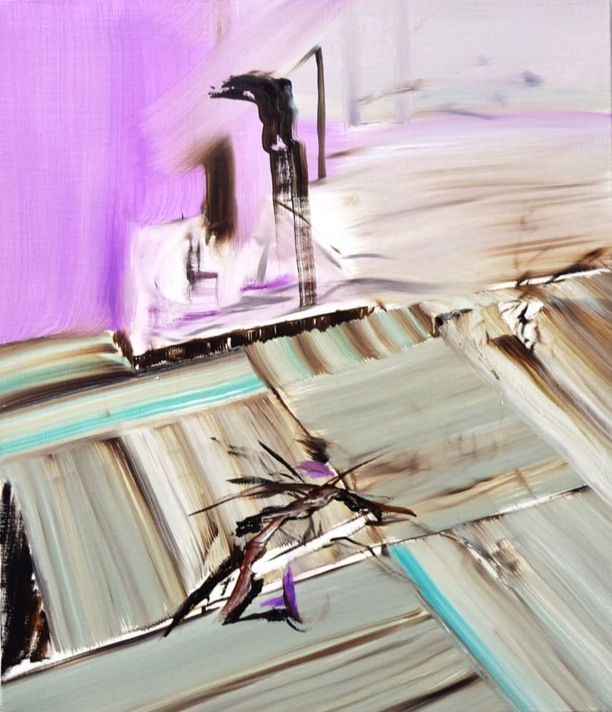 축축한 나무, oil on canvas, 53.0x45.5cm, 2021