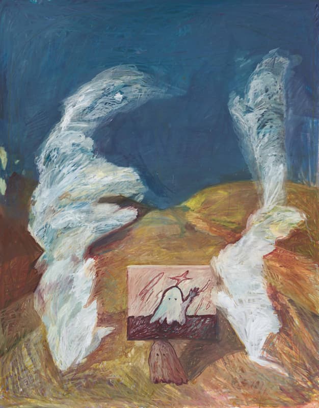 정주원, 안녕,유령, oil on canvas, 116.8×91cm, 2020
