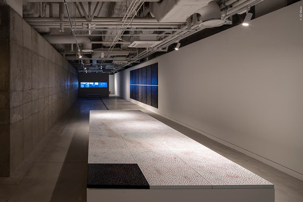 정정엽_3만개의 별-제주 4.3_2020_캔버스에 유채_217.5 × 600 cm