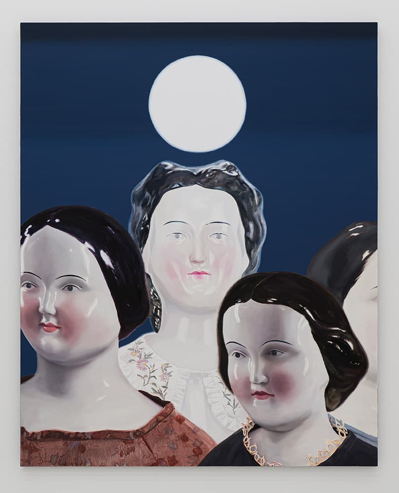 최지원 Jiwon Choi < 멜랑콜리아  Melancholia > 2021, oil and acrylic on canvas, 162.2 x 130.3 cm 디스위켄드룸 제공