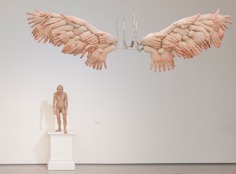최수앙, The Wing, 2008, 레진에 유채, 국립현대미술관 소장, 최수앙, The Hero, 레진에 유채, 국립현대미술관 소장