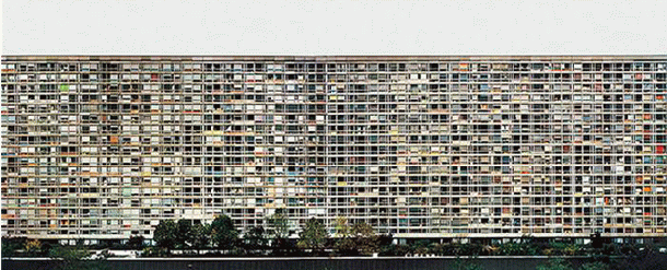 안드레아스 구르스키, 파리, 몽파르나스, 1993, C-프린트, 206*406cm  ⓒAndreas Gursky, BILD-KUNST, Bonn-SACK, Seoul, 2007
