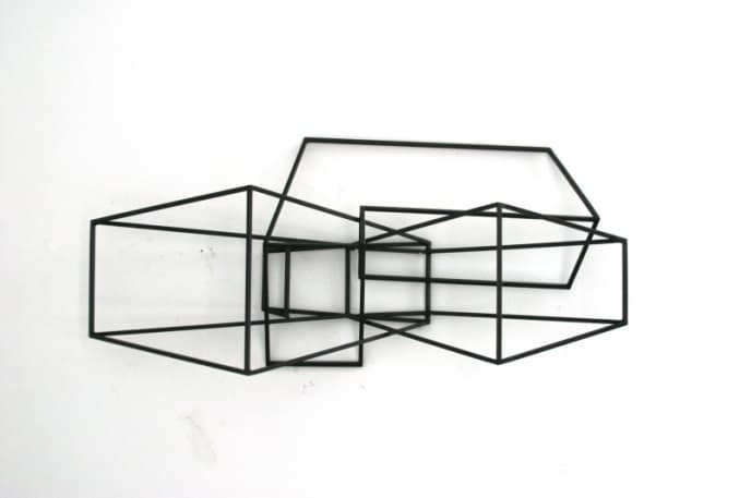 정정주_Black perspective 70x50x15(cm) 철, 검은색 천 2015