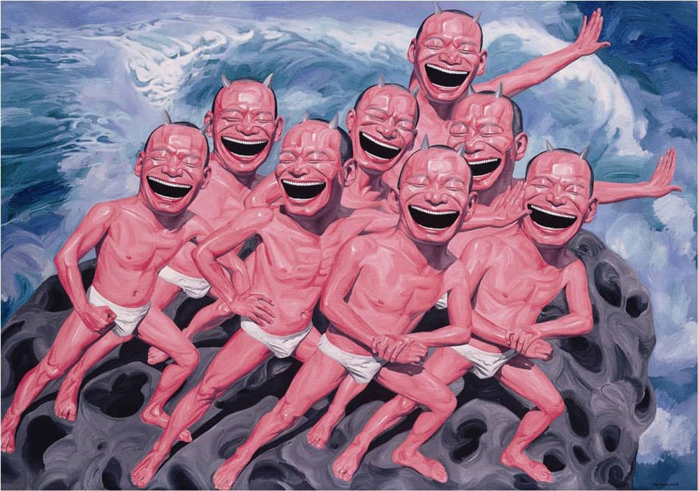 위에민준, Stoymy, oil on canvas, 280x400cm, 2007