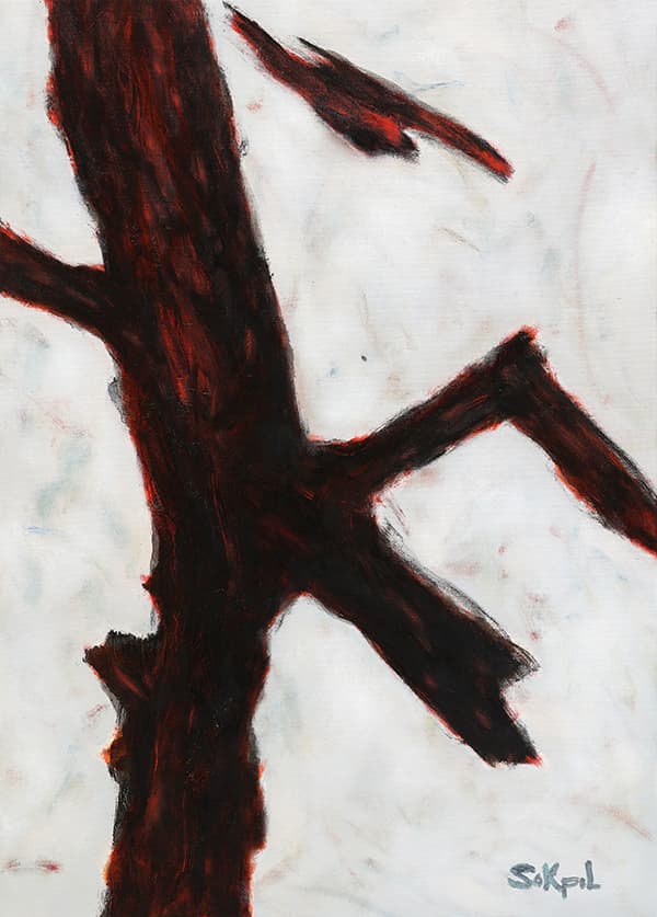 천석필, 남자 oil on canvas 91×65cm 2017
