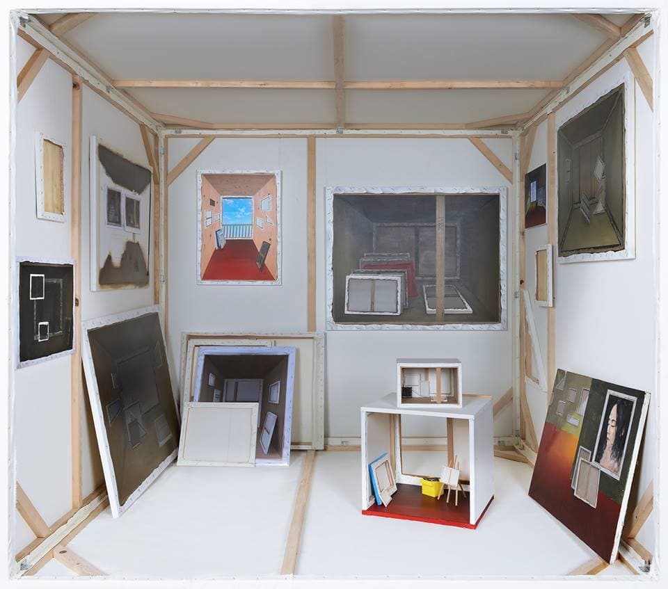 이민영 LEE Minyoung, 채워진 기록, 텅 빈 나의 몸, 혼합재료, 200×200×170cm, 2017