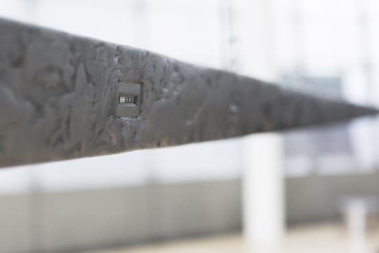 Jihyun Jung  Distant Rhythm 2014 Counter, graphite, resin 550 x 105 x 95 mm