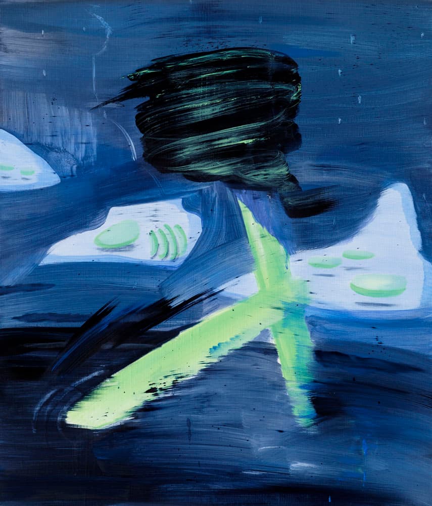 오이들의 씹는 대화, oil on canvas, 53.0x45.5cm, 2021