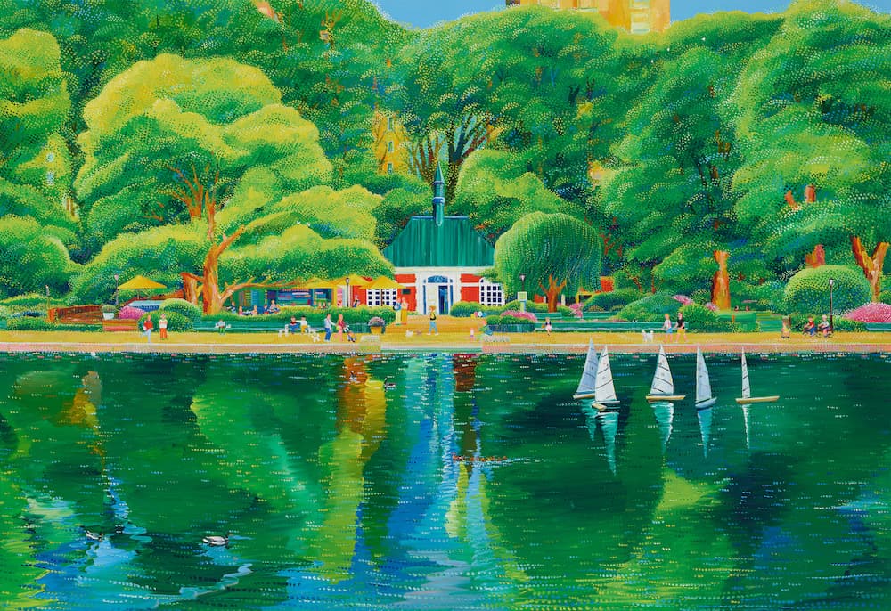뉴욕-센트럴파크, 2023, Acrylic on canvas, 112.1x162.2cm
