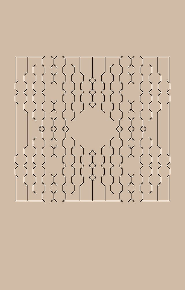 홍승혜, 〈Digital Carpet〉, 2021. Adhesive vinyl sheet on floor, 가변 크기.이미지 출처: 원앤제이 갤러리