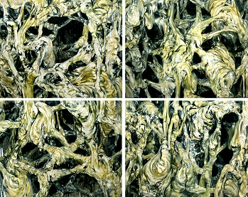 in between, oil on canvas, 130x162cm, 2015