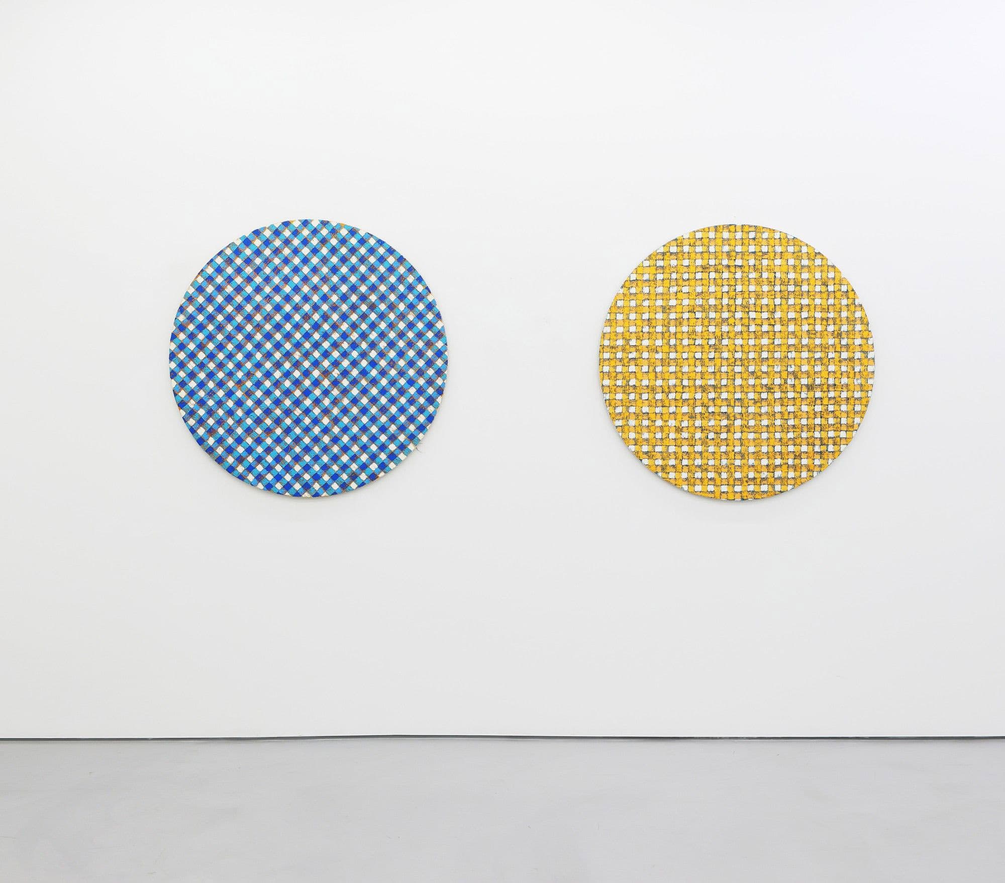 Michelle Grabner: Gingham Time 1