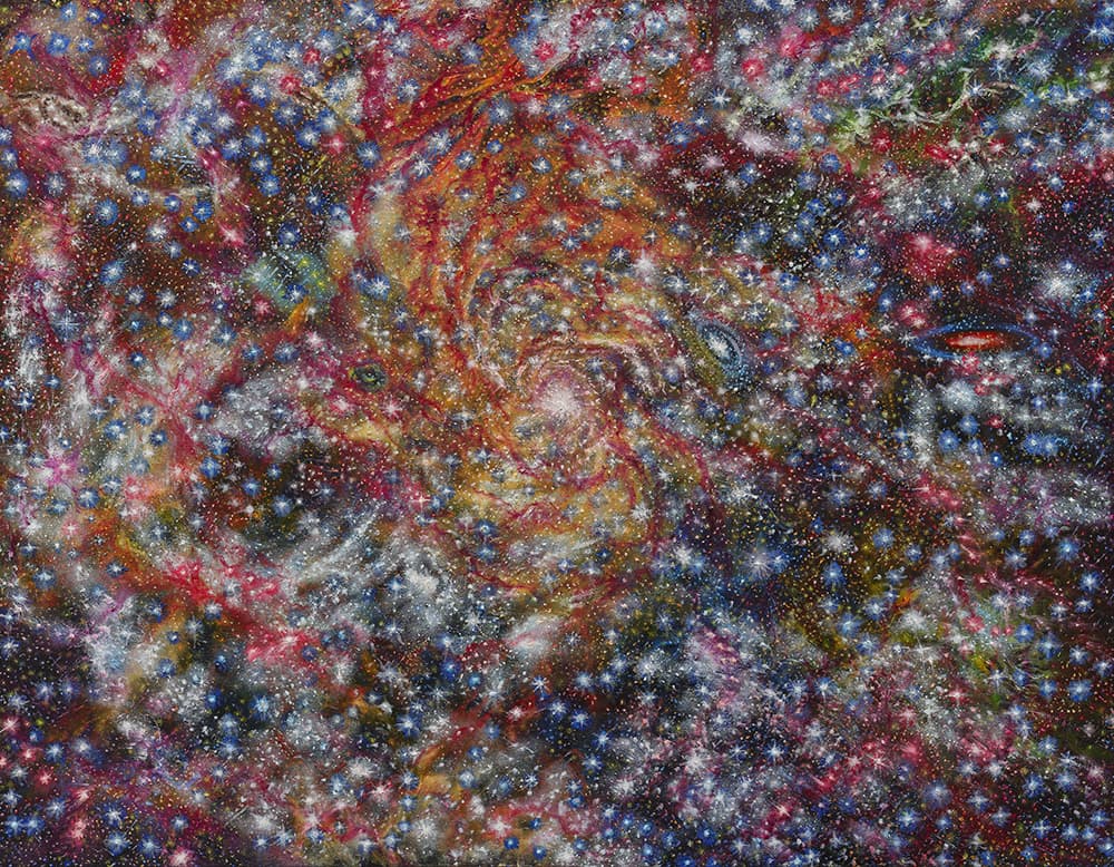 허수영 HEO Suyoung, 우주 01 Space 01, 2022, 캔버스에 유채 Oil on canvas, 91x117cm (사진 임장활 Photo by Jang Hwal Lim)