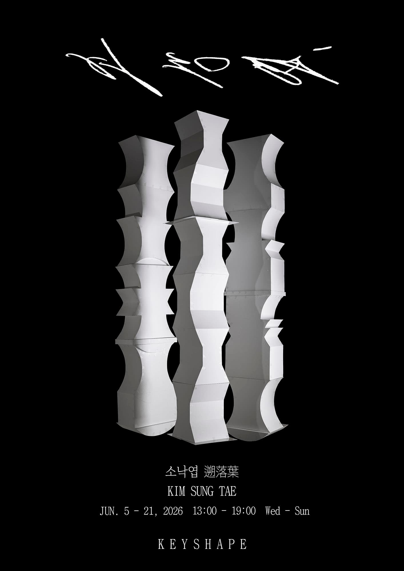김성태 개인전: 소낙엽 遡落葉 1