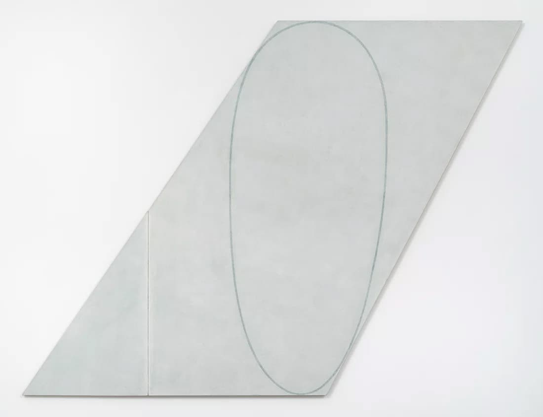 Robert Mangold, Attic Series V, 1990 © Robert Mangold