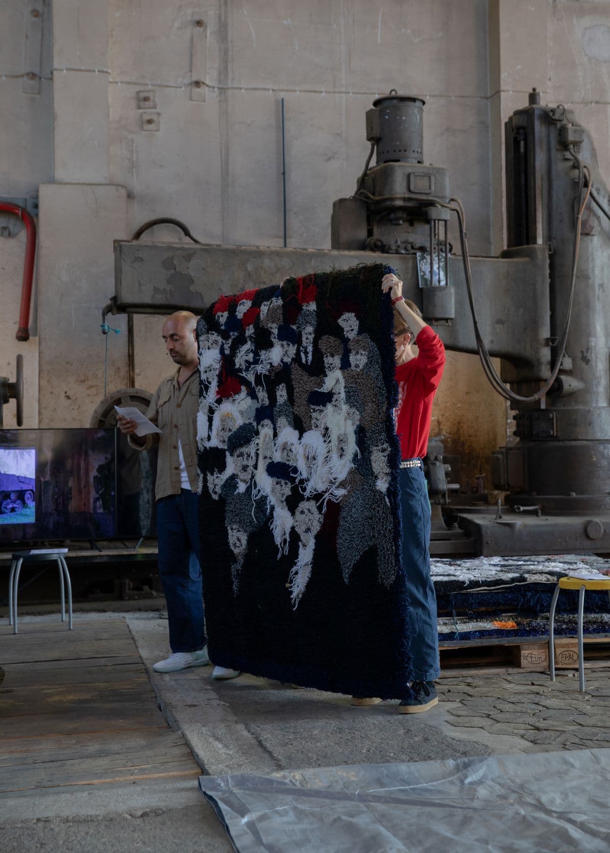 Aala Nyman, Lecture performance view, Drifts festival: Precarious Lives, 2024