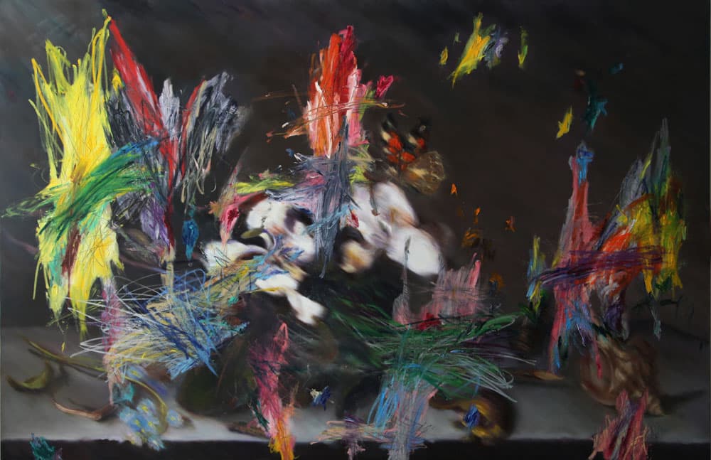 지지수_아버지 정물화#1 Father Still Life#1_oil on canvas_252.5x 164cm_2015