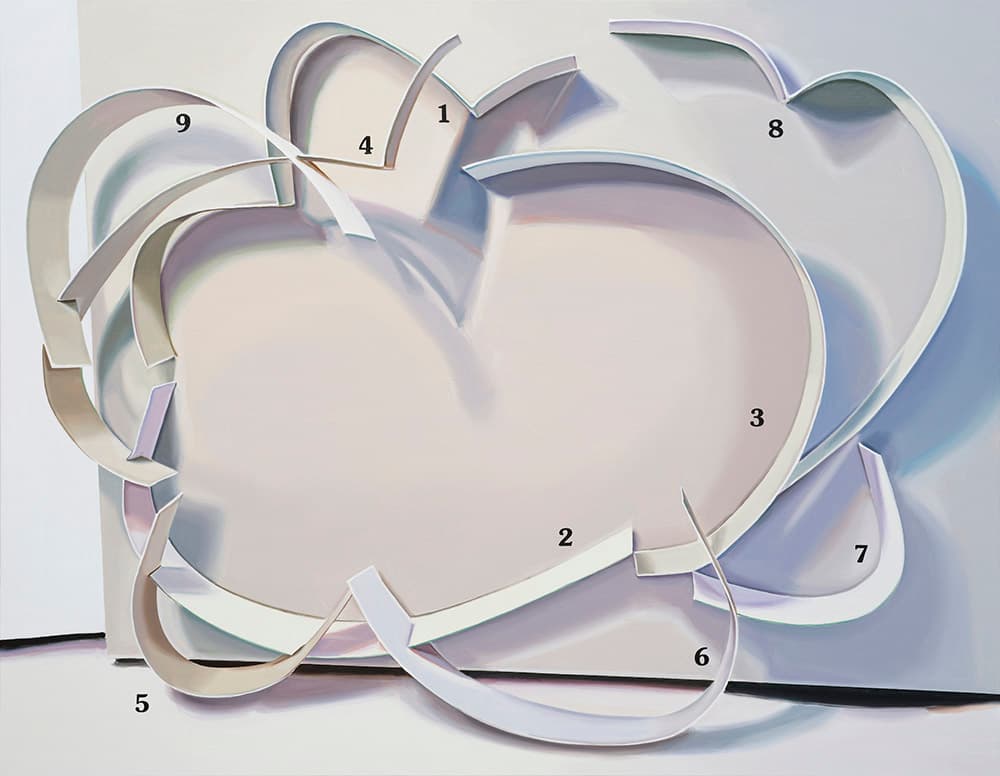 Kim Su Yeon, Clouds on a Cloudy Day, 2022, oil on canvas, 91 x 116.8 cm, Courtesy of the artist, Photo by Kim Sang Tae