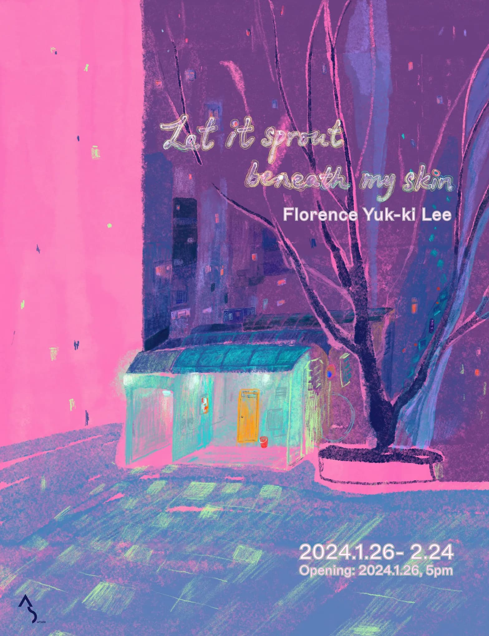 플로렌스 유키리 개인전: Let it sprout beneath my skin 1