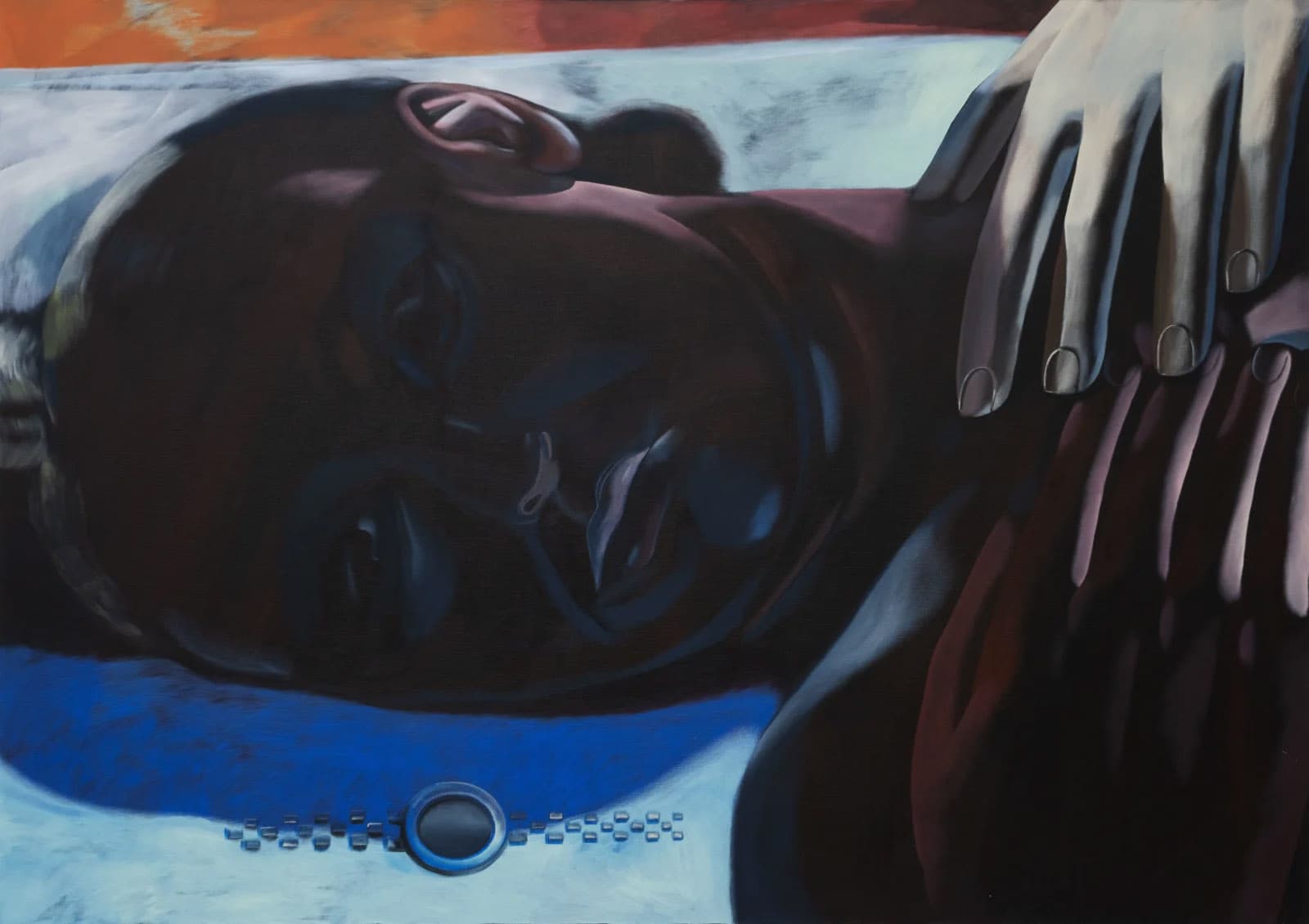 AKS MISYUTA, ANEW, 2023, Acrylic on canvas, 100 x 140 cm