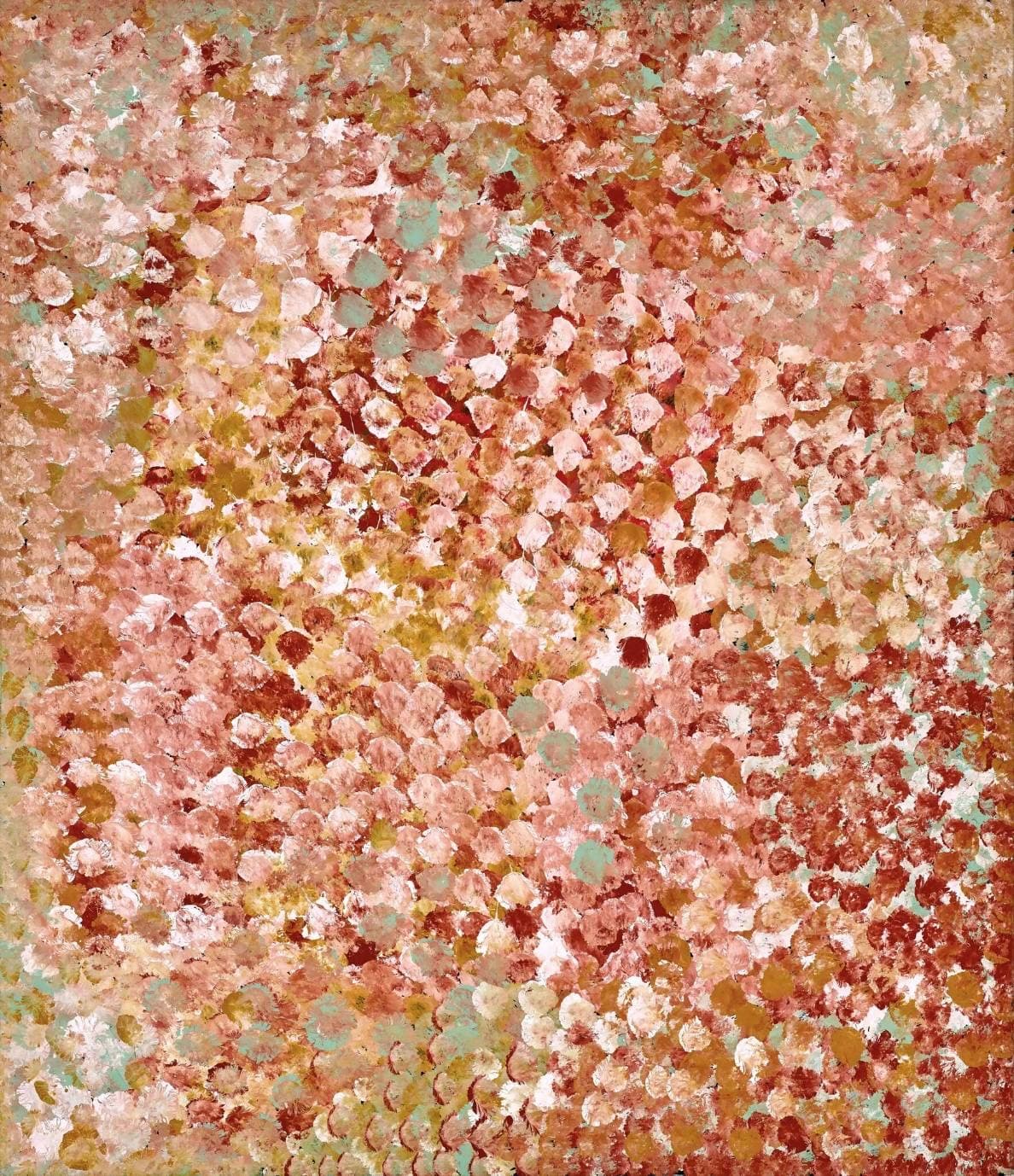 Emily Kame Kngwarreye Flower Dreaming 1994, 144 x 124cm Synthetic polymer on canvas