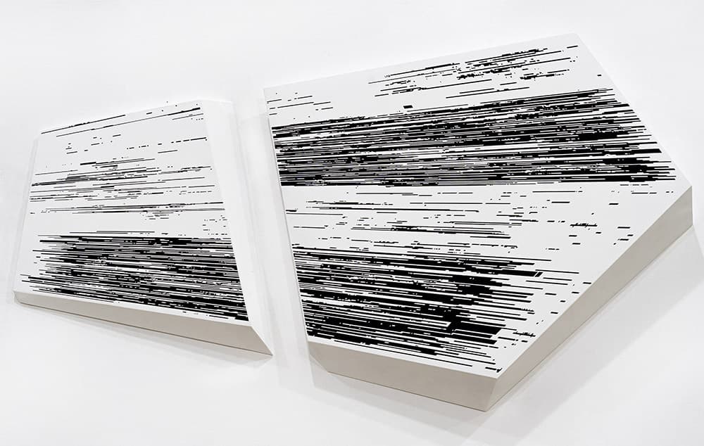 수직적 시간 Vertical time, 2023, 캔버스에 아크릴릭 물감 Acrylic paint on canvas, 95x185cm