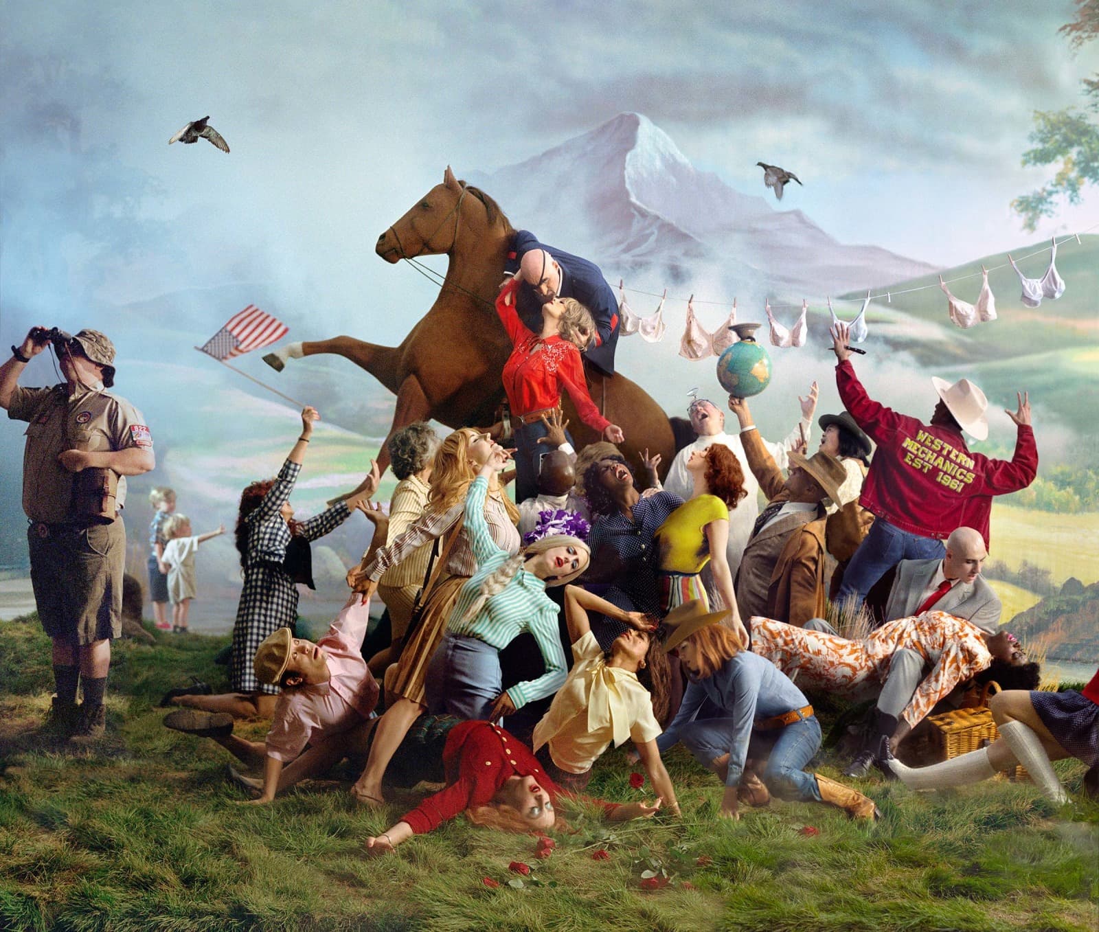 ALEX PRAGER, Western Mechanics, 2024, Archival pigment print, 106.7 x 125.8 cm, Courtesy Alex Prager Studio