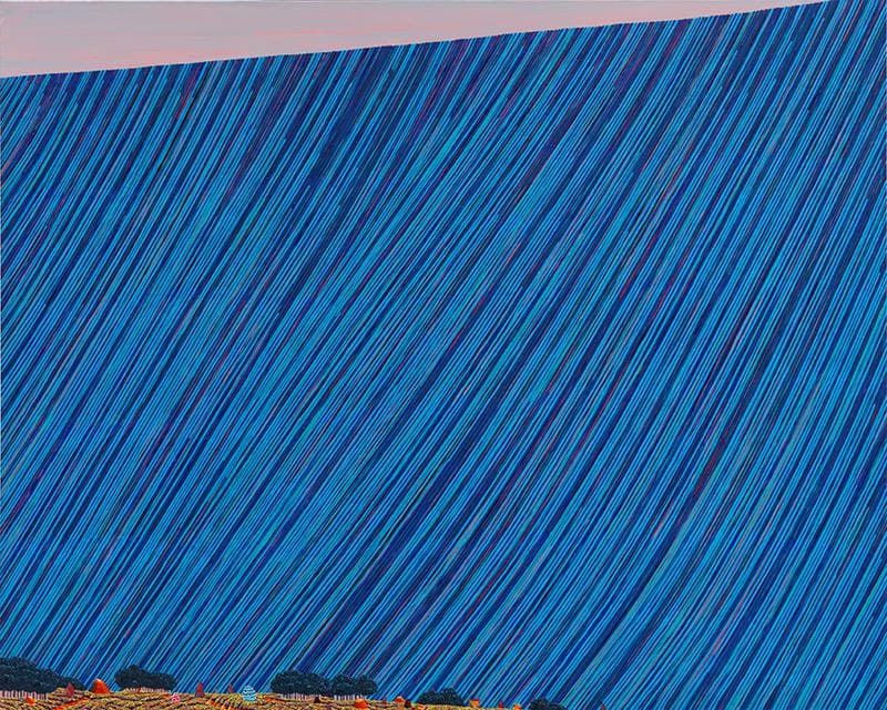 안두진, 파도 Wave, 130.3x162.1cm, Oil and acrylic on canvas, 2016