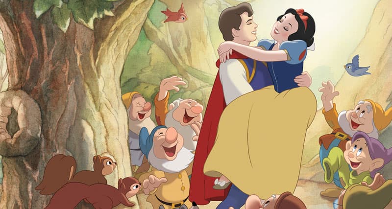 백설공주와 일곱 난쟁이 Snow White and the Seven Dwarfs © Walt Disney Company.  All Rights Reserved.