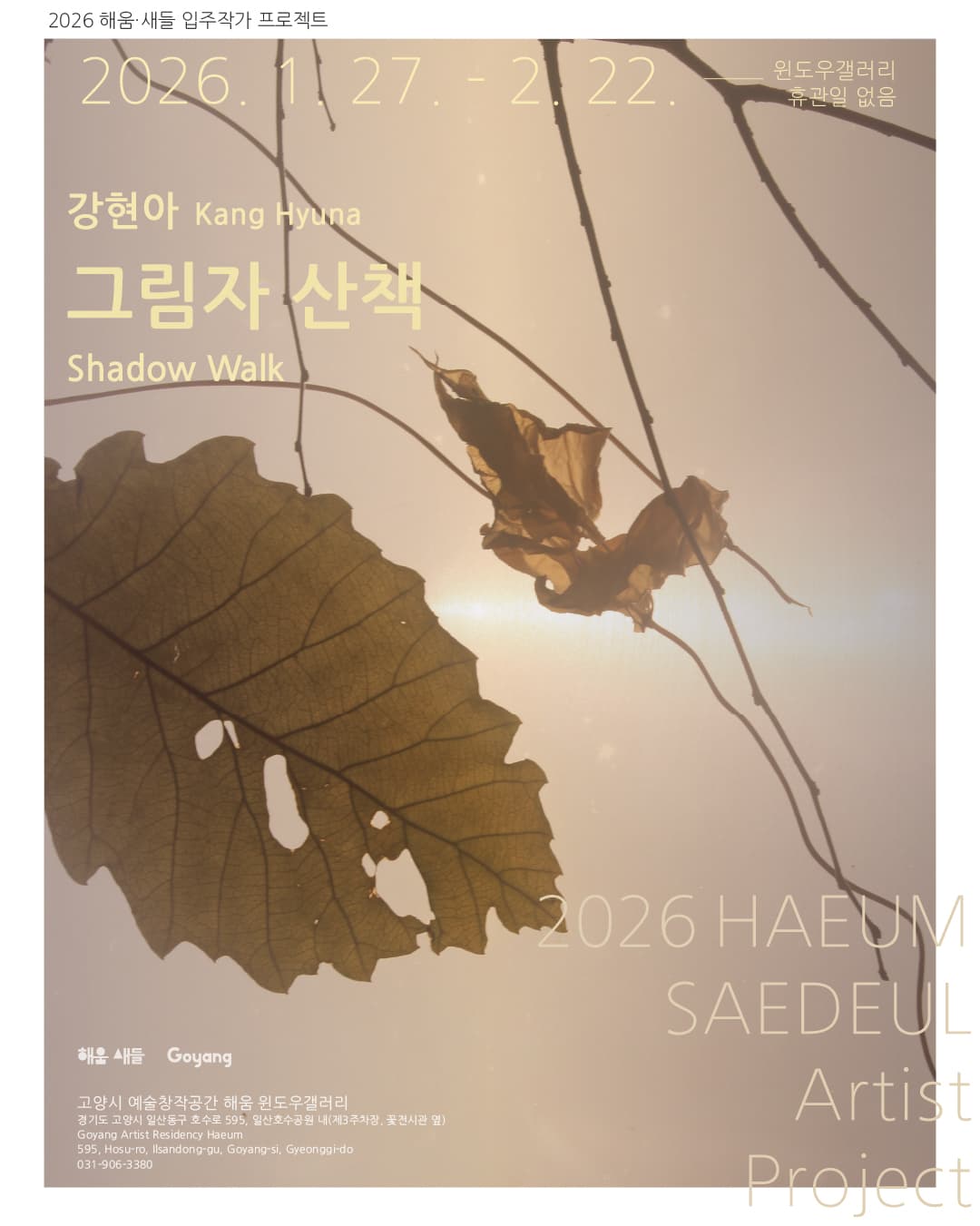 강현아 개인전: 그림자 산책 1