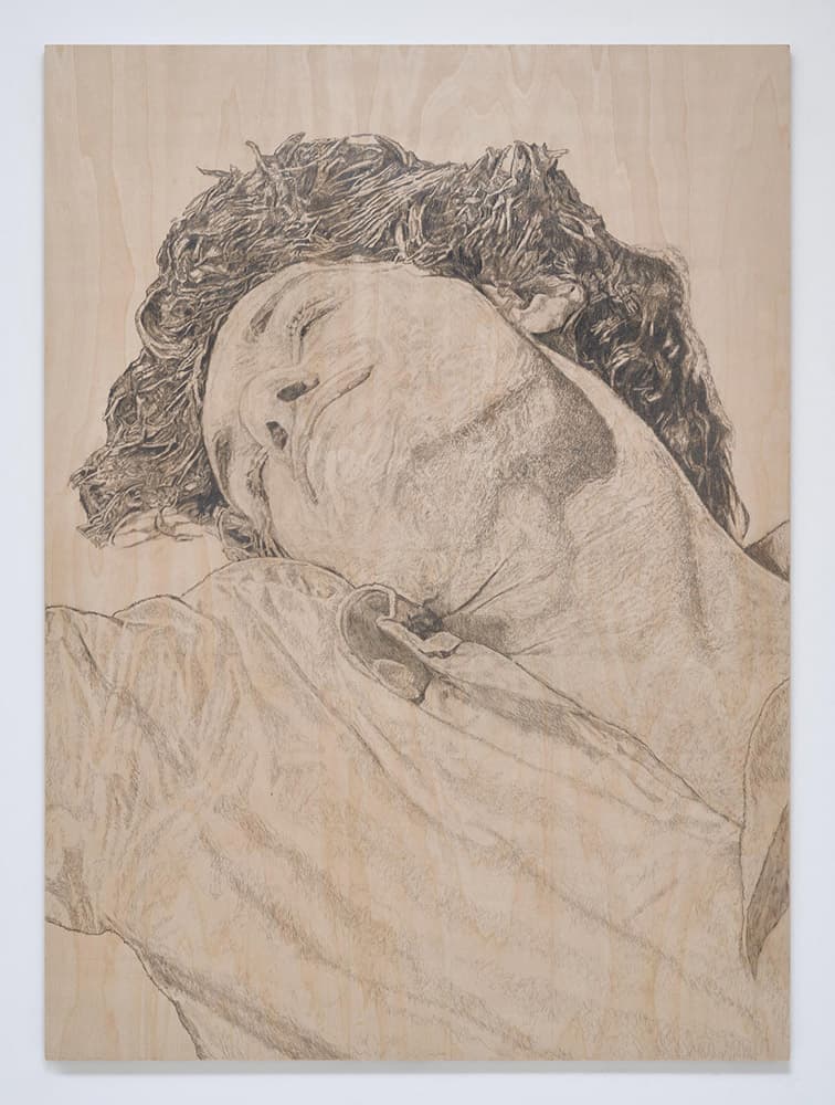 ALEX HANK, The Rise of Rome, 2025, Pencil on birch plywood, 150 x 110 x 3.5 cm