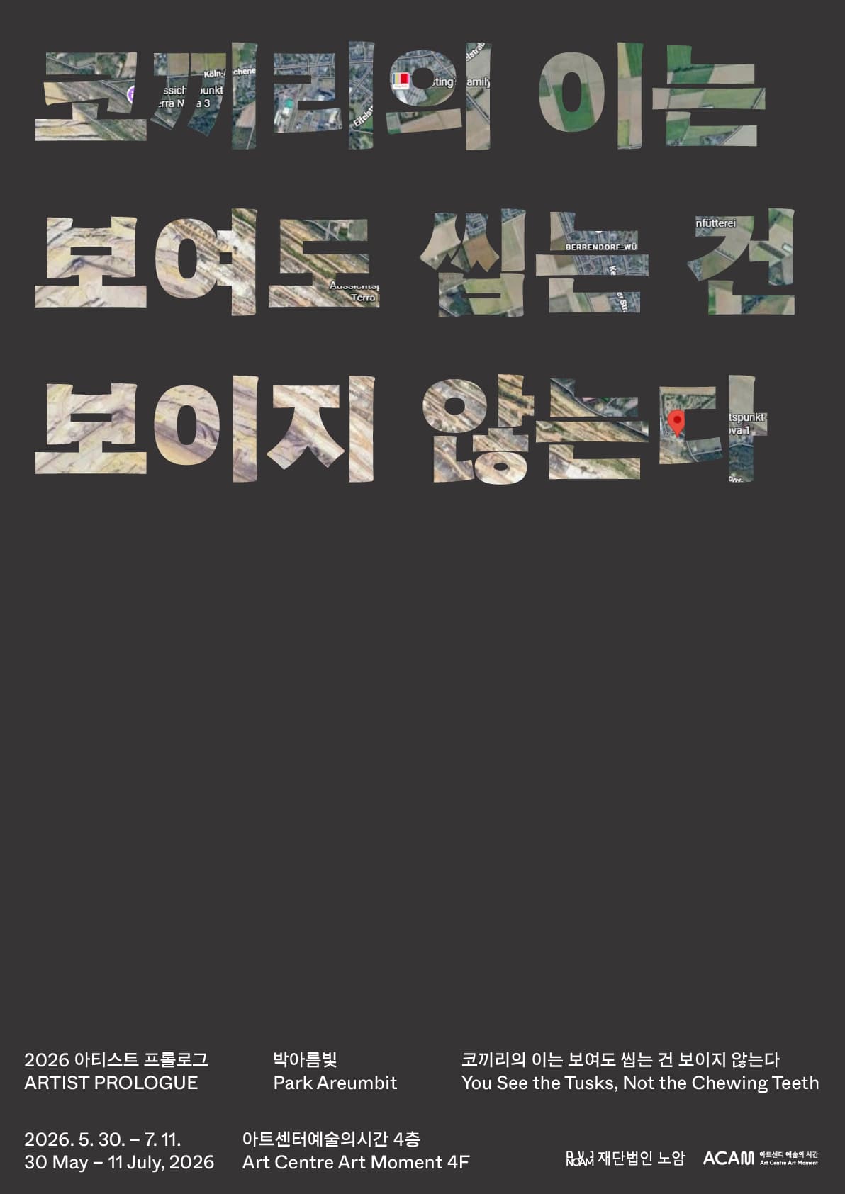 박아름빛 개인전: 코끼리의 이는 보여도 씹는 건 보이지 않는다 1