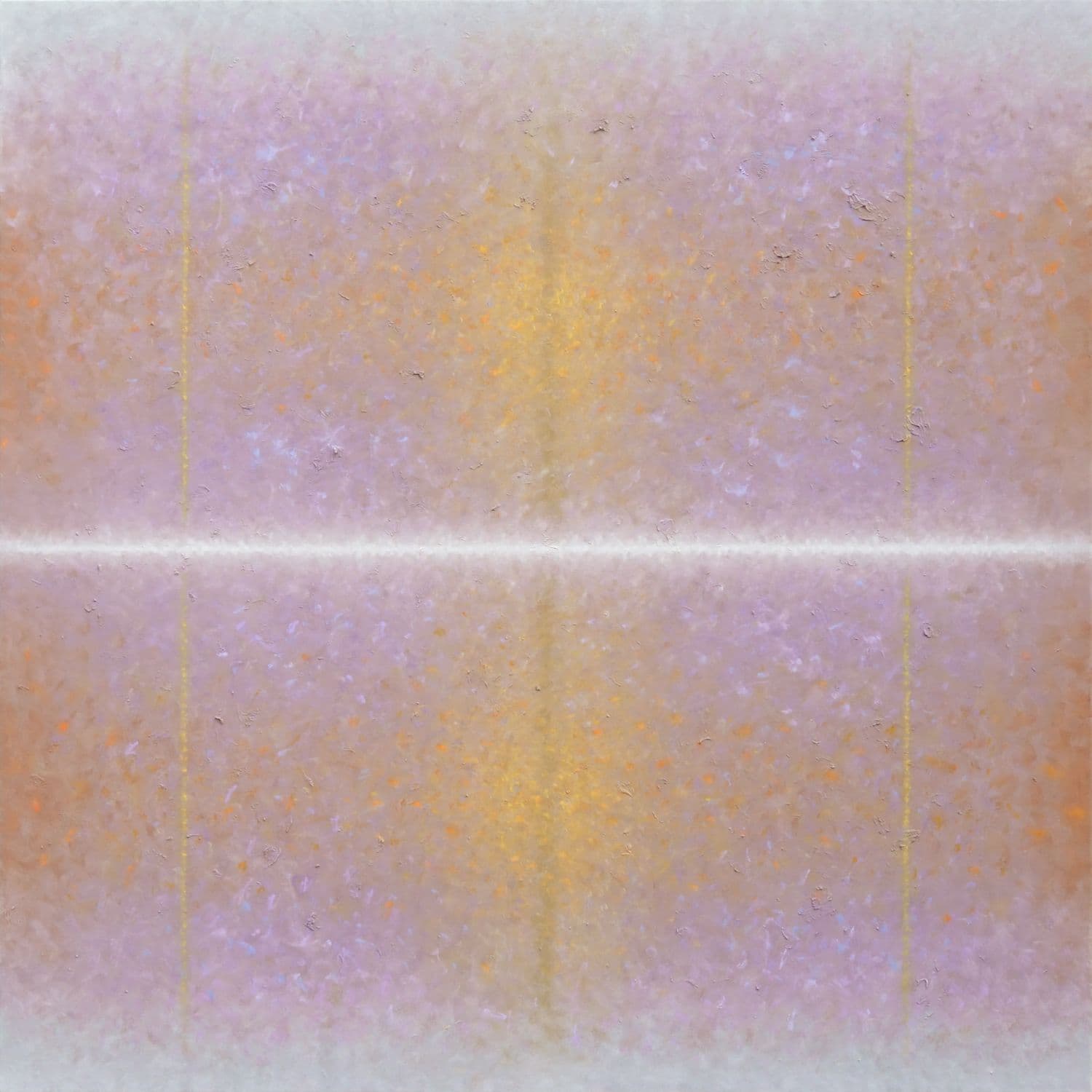 양현모, 진동 #37, 2025, Oil on canvas, 130.3×130.3cm